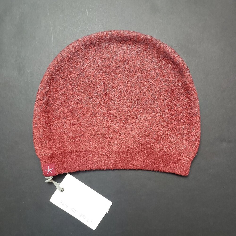 Barefoot Dreams CozyChic Lite Confetti Beanie Crimson/Rosewood One Sz Soft Knit - Picture 16 of 16